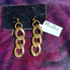 Gold plated ear ring